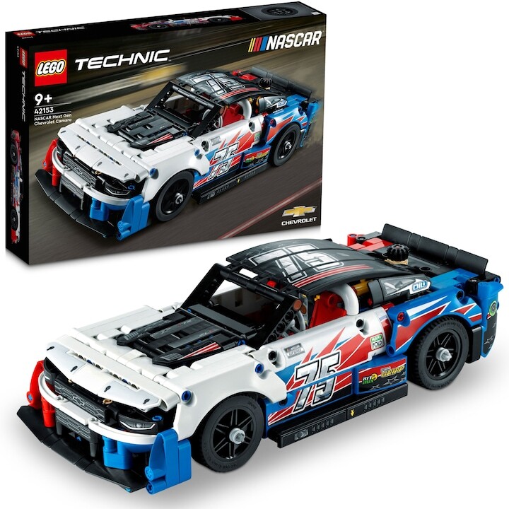 LEGO Technic - NASCAR Next Gen Chevrolet Camaro ZL1 42153, 672 части